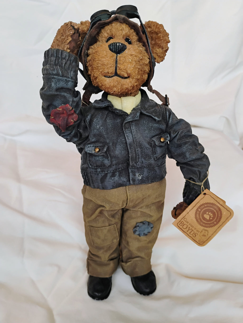 Boyds Collection "The Crumpletons" Aviator Bear #1297 — with Original Tags
