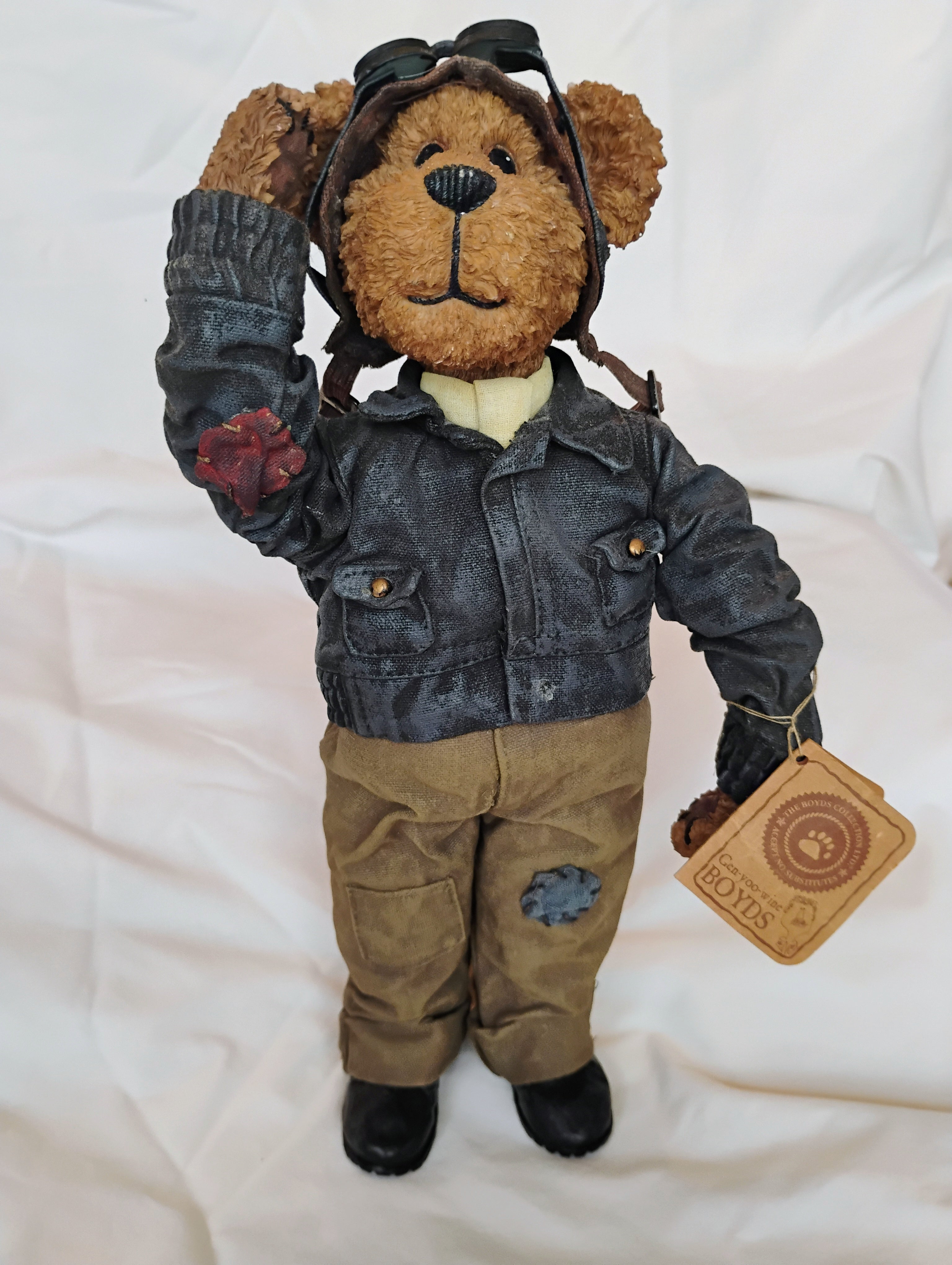 Boyds Collection "The Crumpletons" Aviator Bear #1297 — with Original Tags
