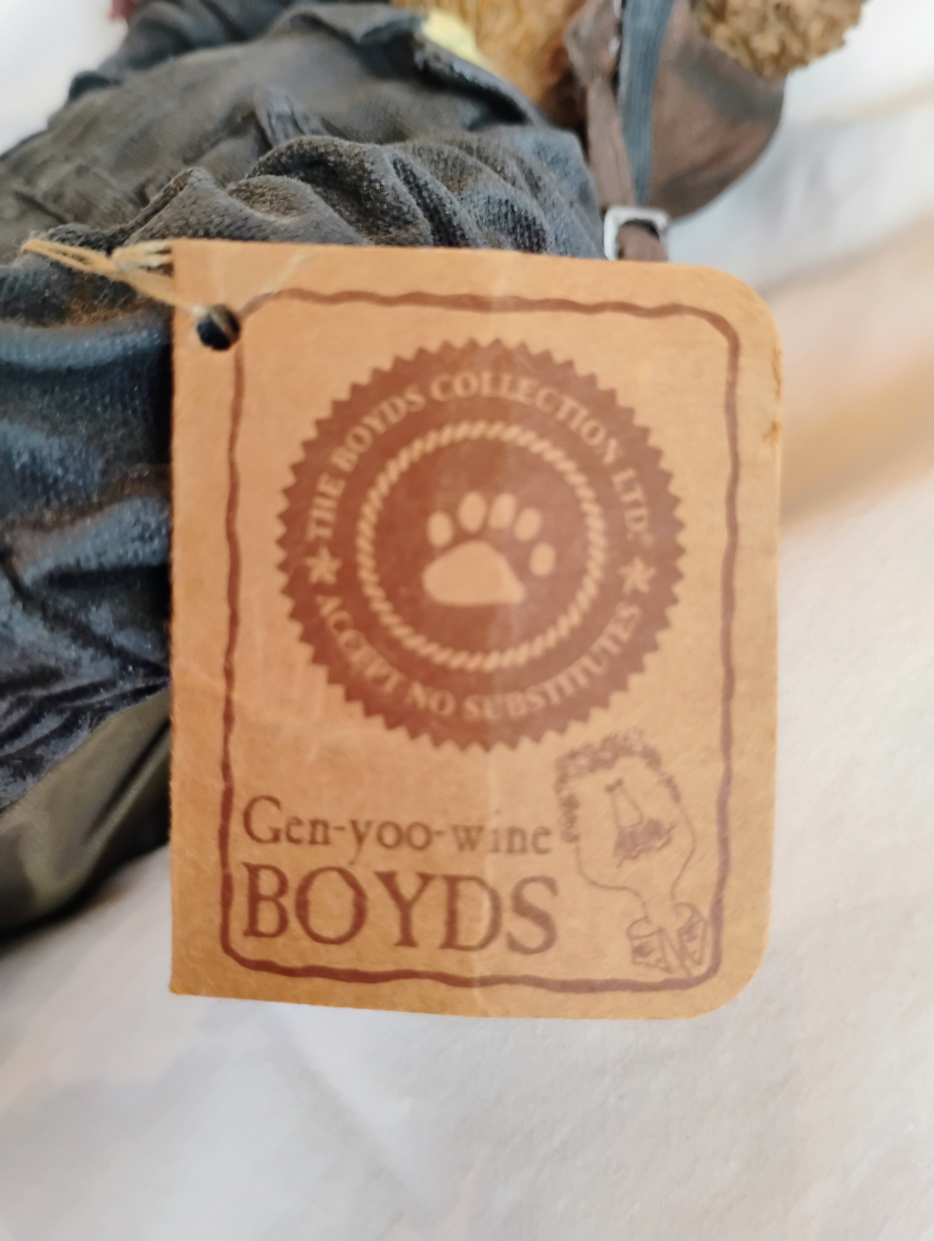 Boyds Collection "The Crumpletons" Aviator Bear #1297 — with Original Tags