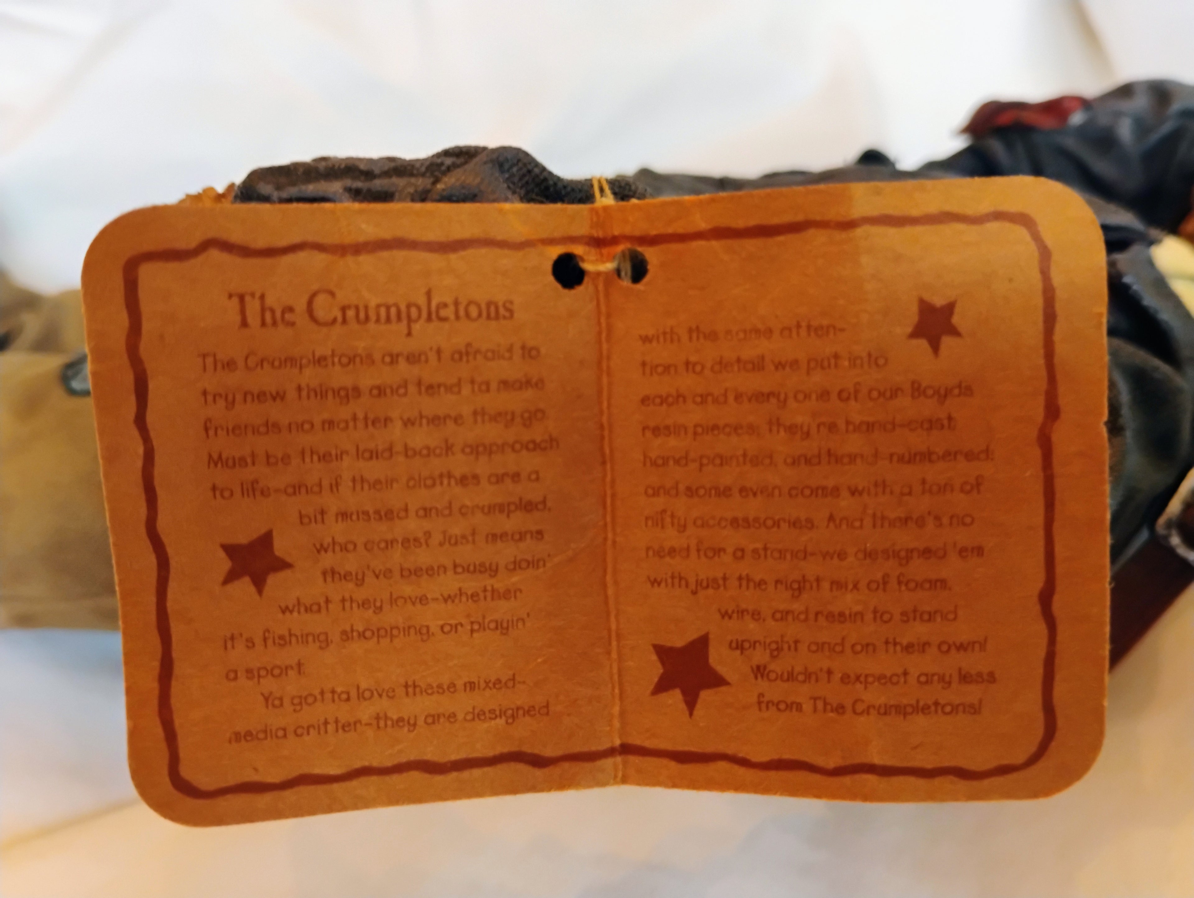 Boyds Collection "The Crumpletons" Aviator Bear #1297 — with Original Tags
