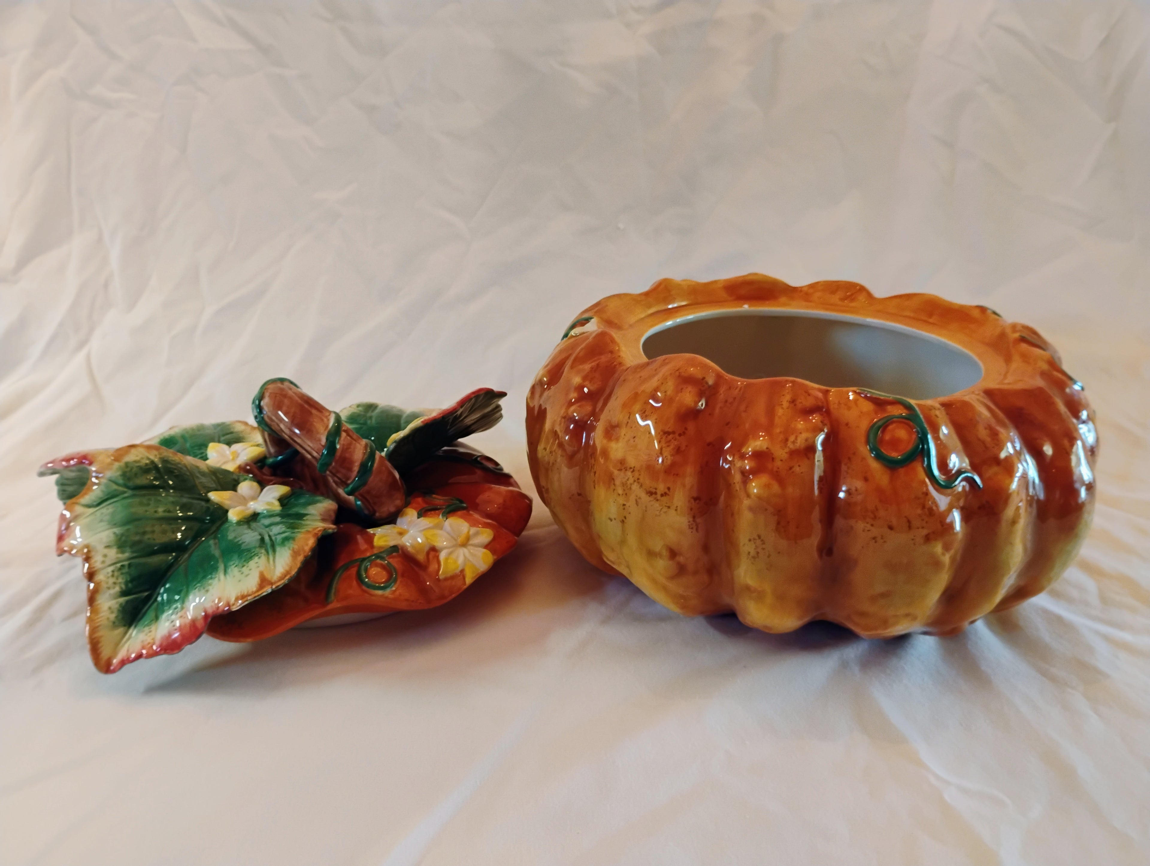 Fitz and Floyd Gardening Gourmet Pumpkin Tureen with Lid