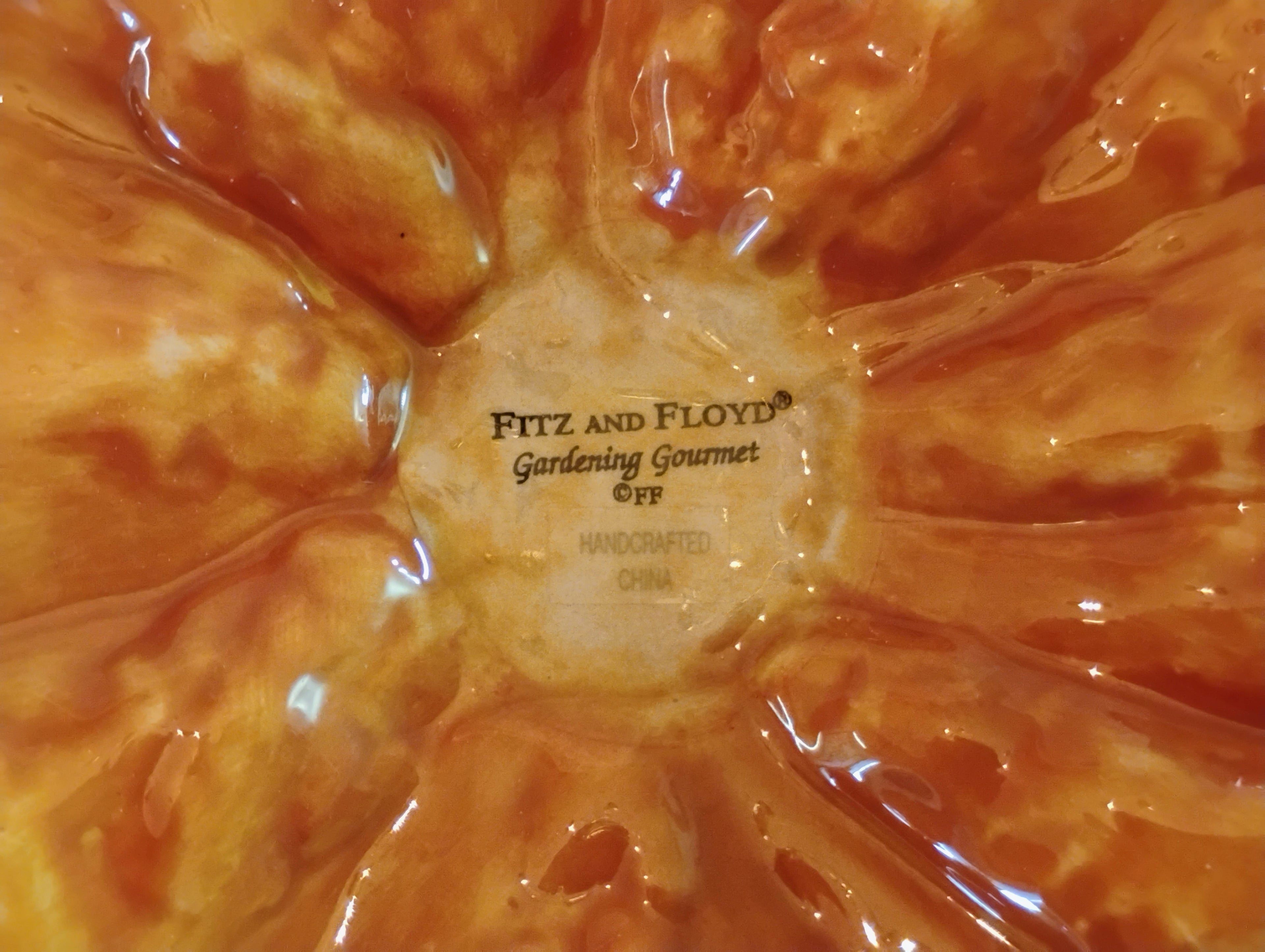 Fitz and Floyd Gardening Gourmet Pumpkin Tureen with Lid