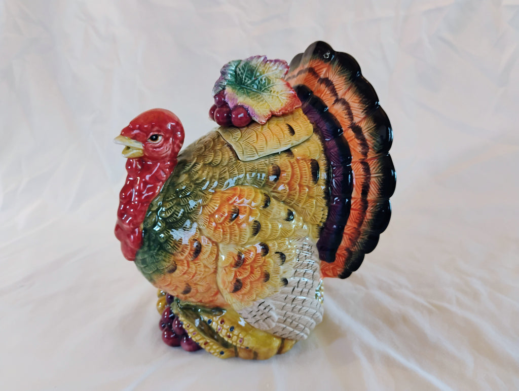 Fitz and Floyd Classics Harvest Heritage Turkey Tureen with Lid — Original Box