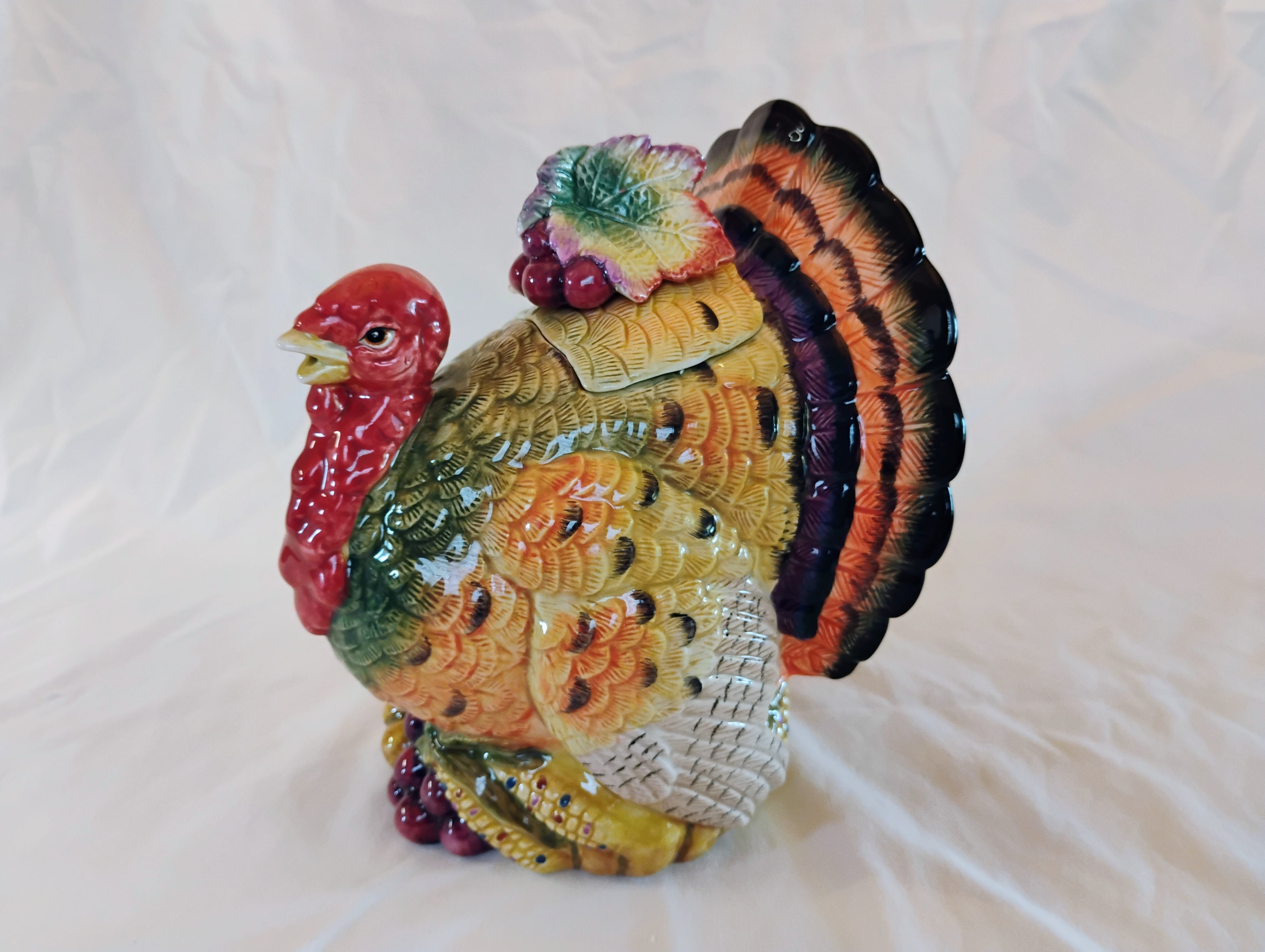 Fitz and Floyd Classics Harvest Heritage Turkey Tureen with Lid — Original Box