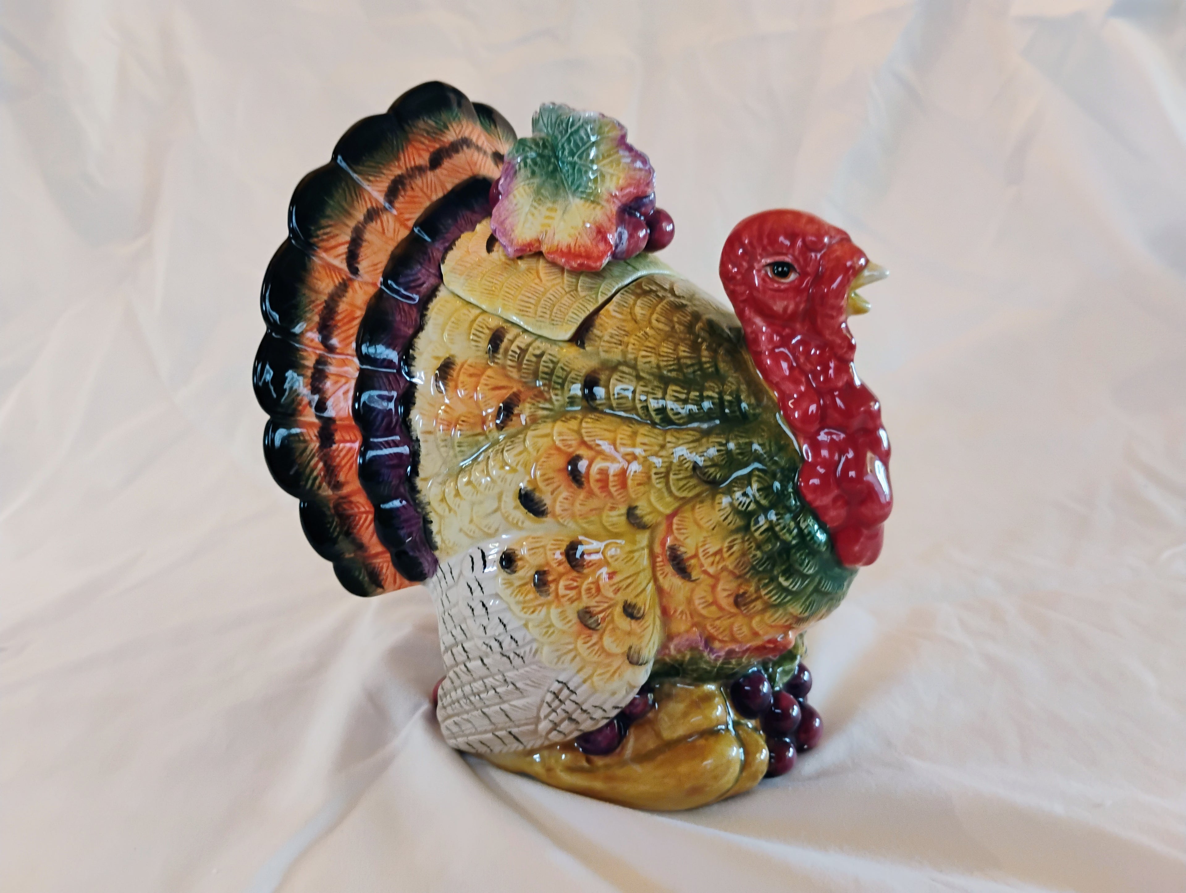 Fitz and Floyd Classics Harvest Heritage Turkey Tureen with Lid — Original Box