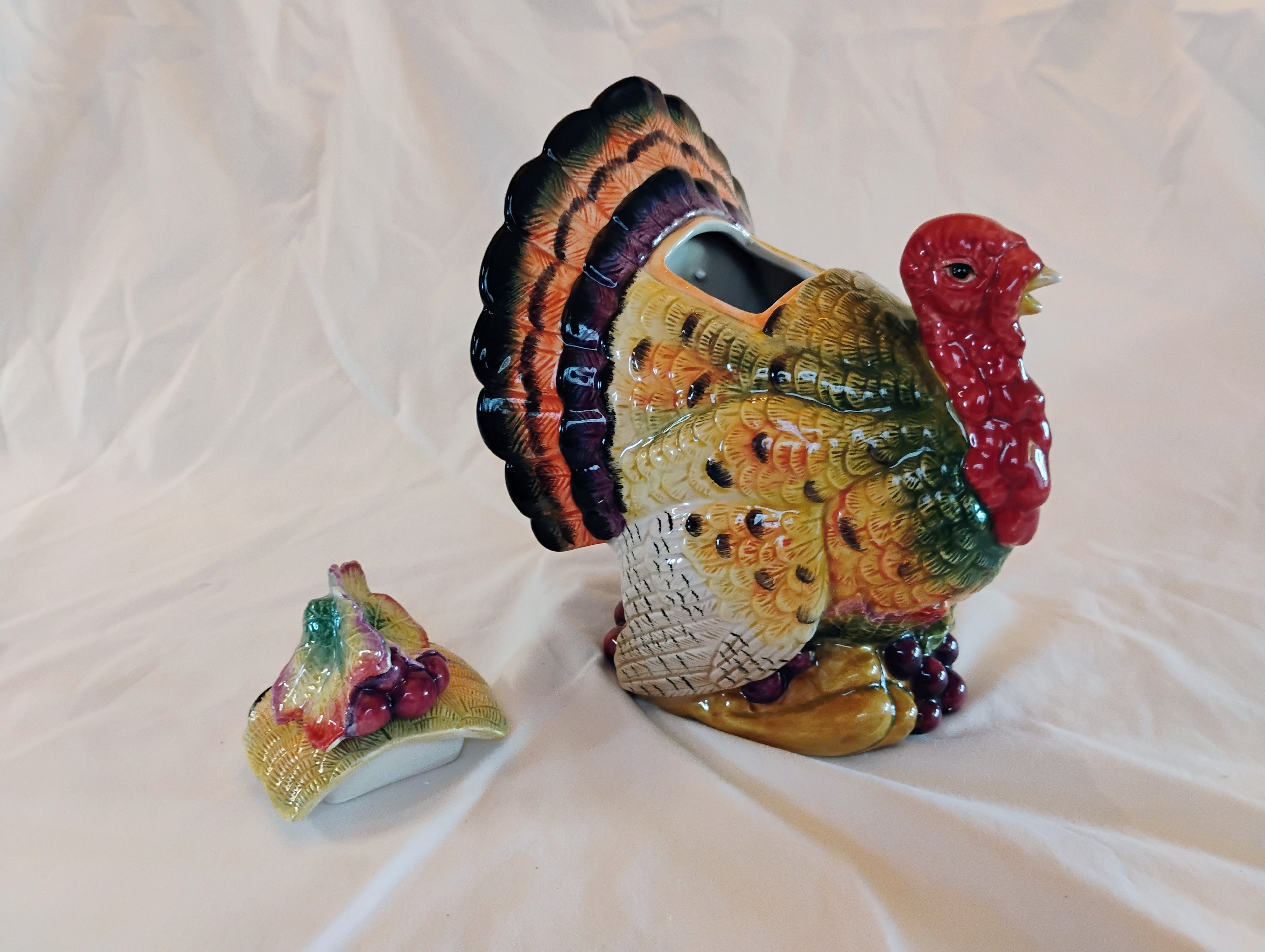 Fitz and Floyd Classics Harvest Heritage Turkey Tureen with Lid — Original Box