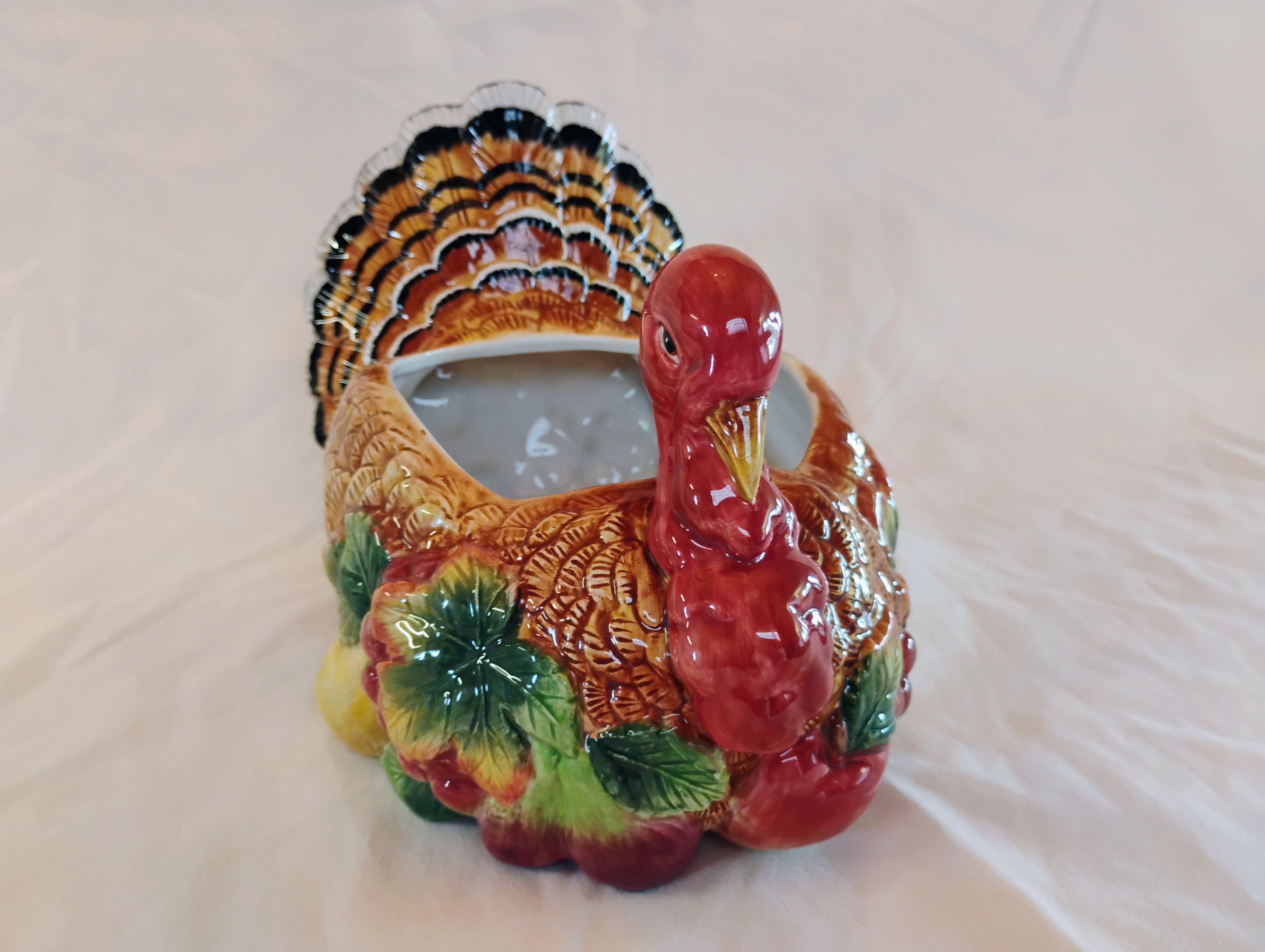 Fitz and Floyd Classics Harvest Heritage Turkey Serving Bowl — Original Box