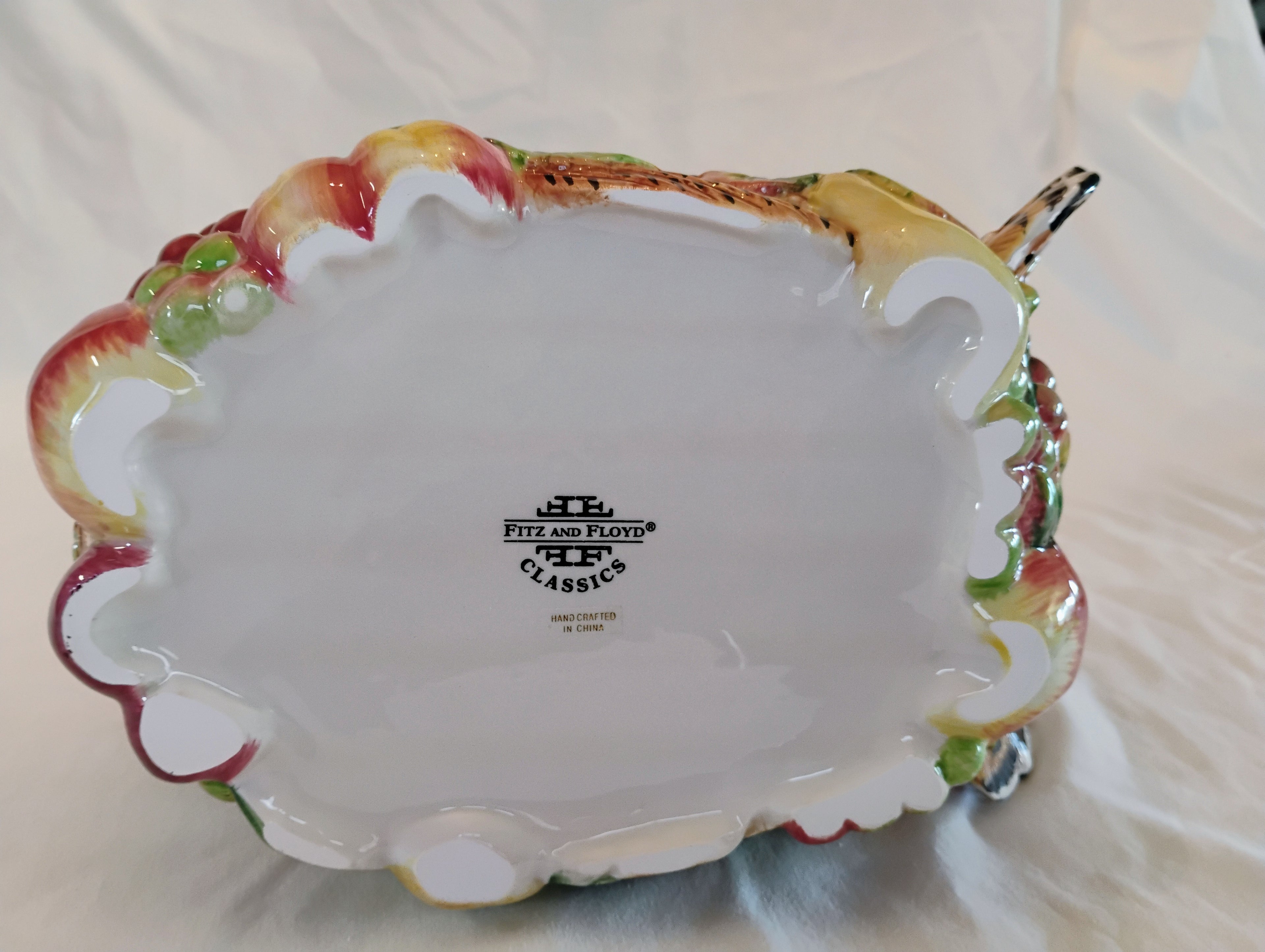 Fitz and Floyd Classics Harvest Heritage Turkey Serving Bowl — Original Box
