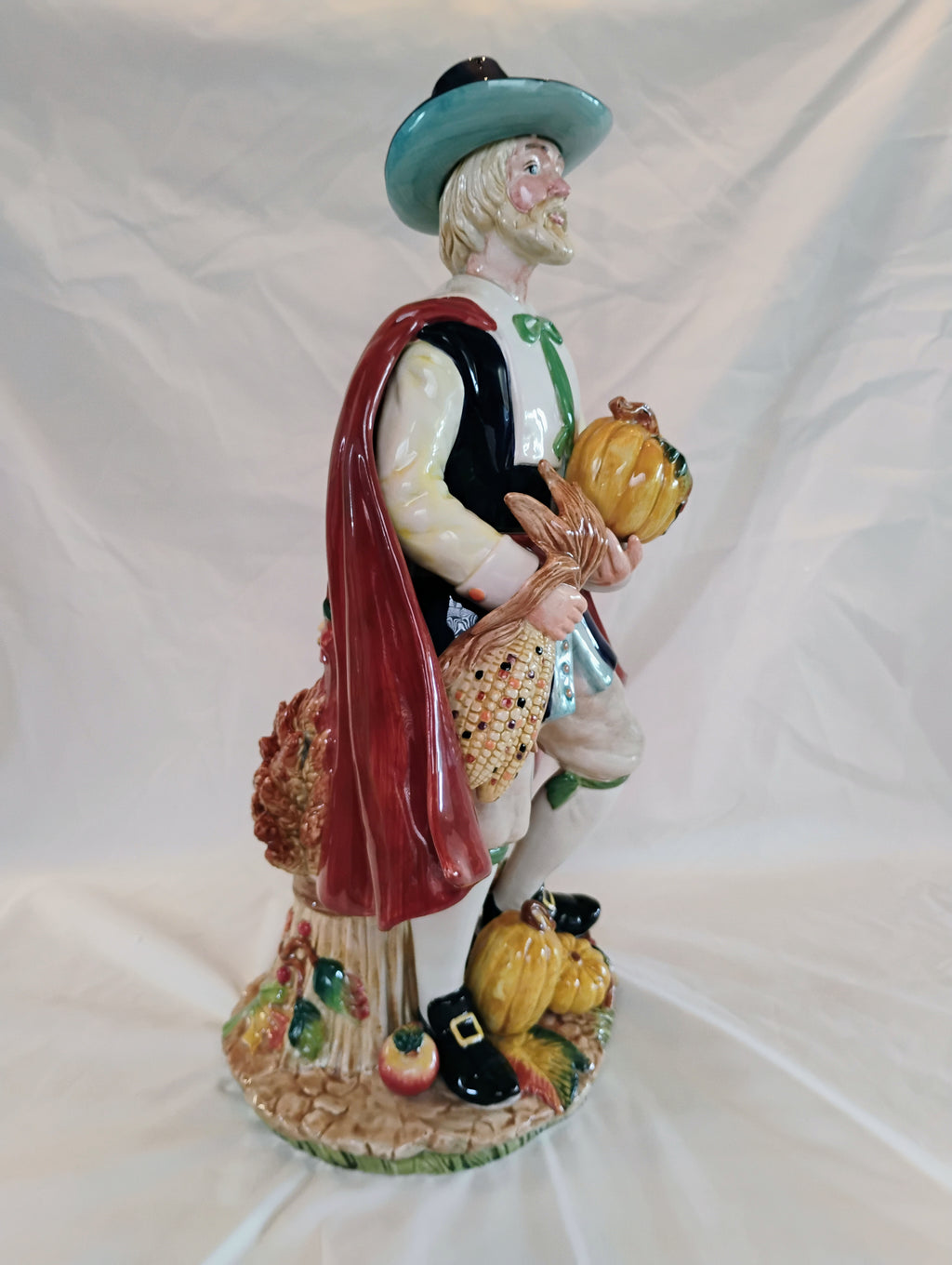 Fitz and Floyd Classics Harvest Heritage Pilgrim Man Figurine — Original Box