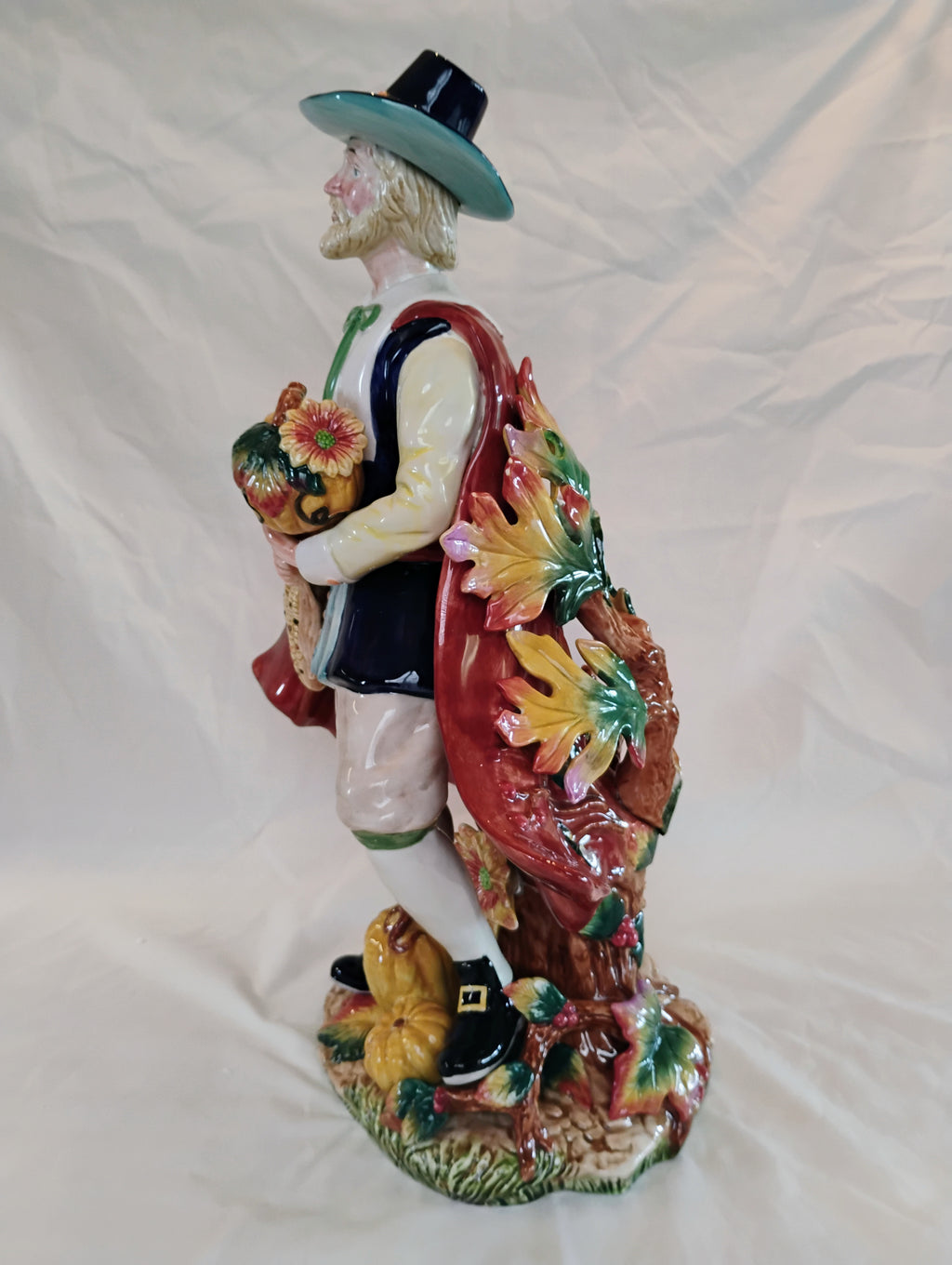 Fitz and Floyd Classics Harvest Heritage Pilgrim Man Figurine — Original Box