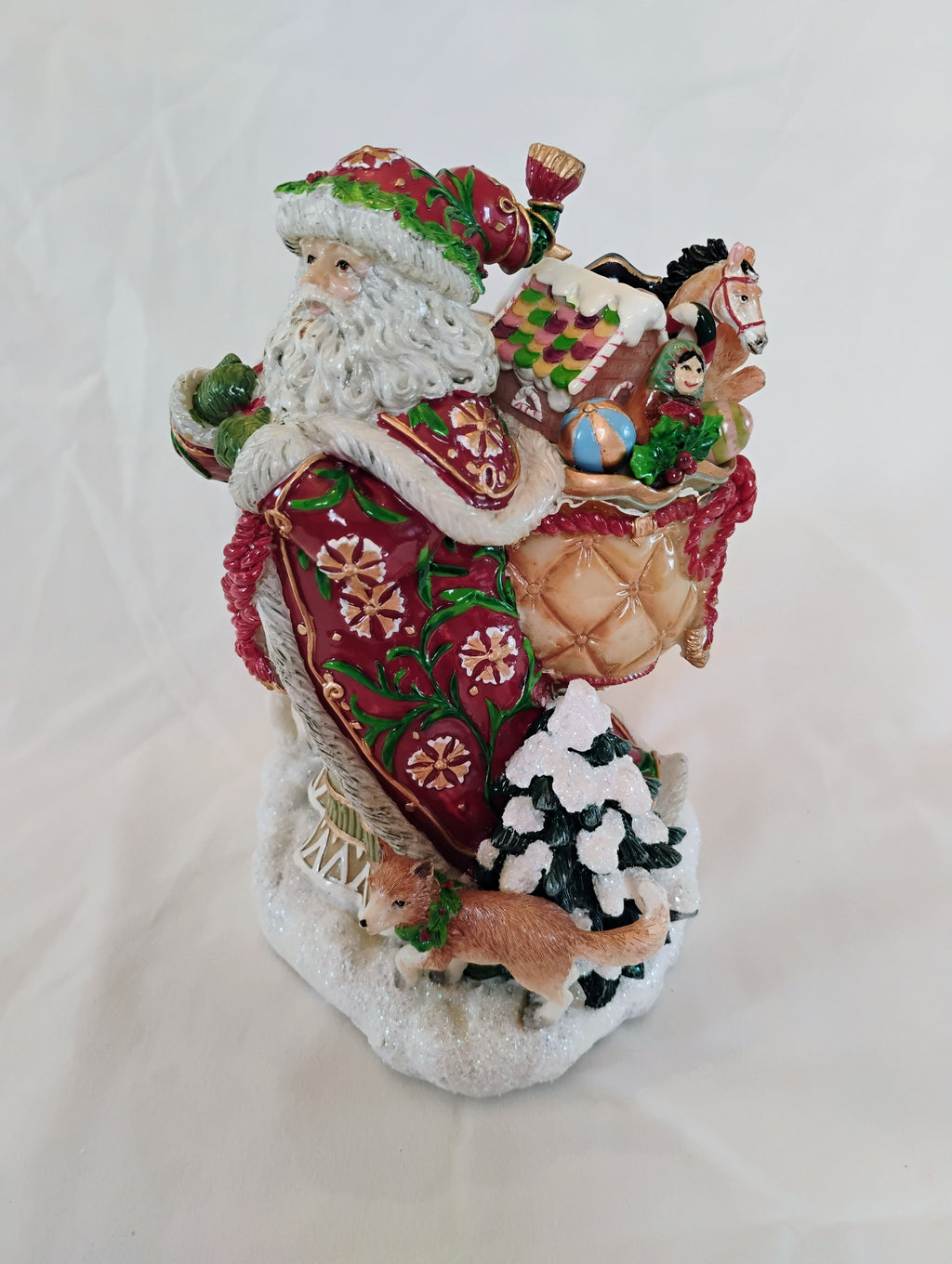 Fitz and Floyd Classics "O Holy Night" Santa Musical Figurine — Original Box