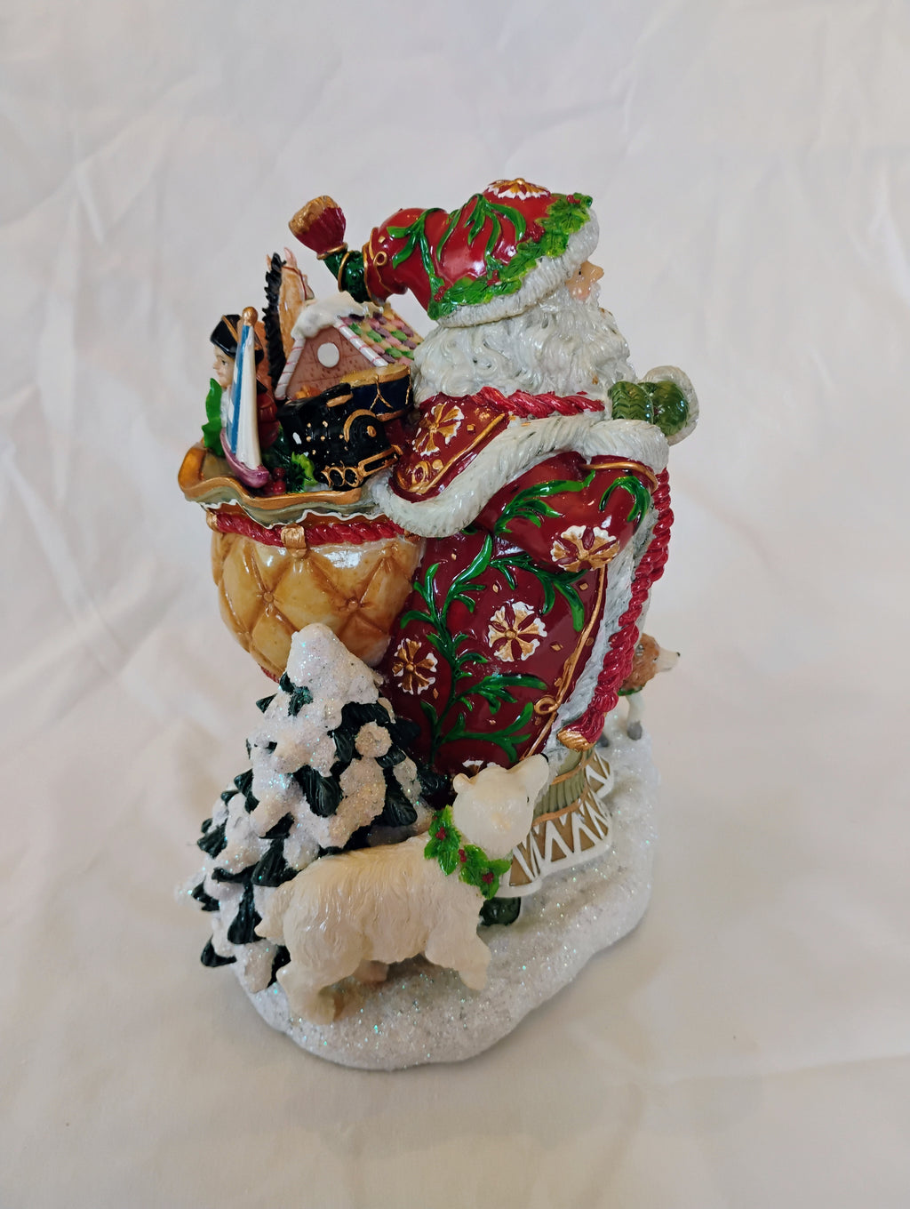 Fitz and Floyd Classics "O Holy Night" Santa Musical Figurine — Original Box