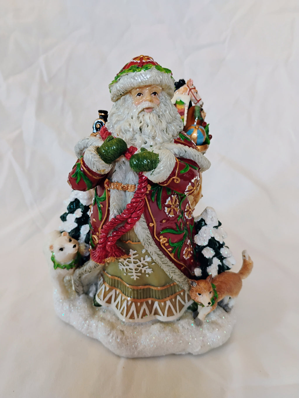 Fitz and Floyd Classics "O Holy Night" Santa Musical Figurine — Original Box