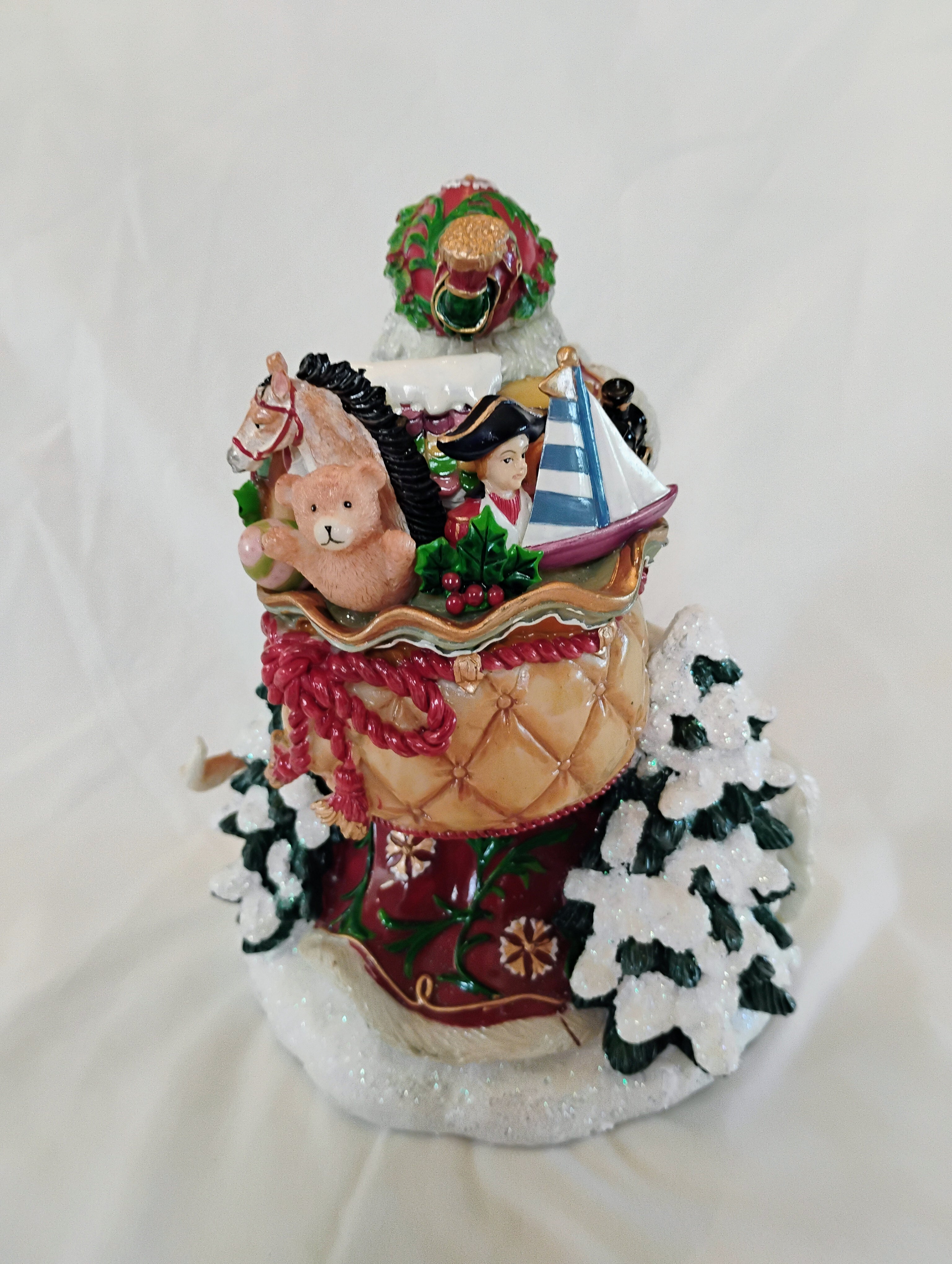 Fitz and Floyd Classics "O Holy Night" Santa Musical Figurine — Original Box