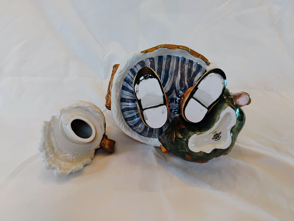 Fitz and Floyd Classics Old World Santa Teapot