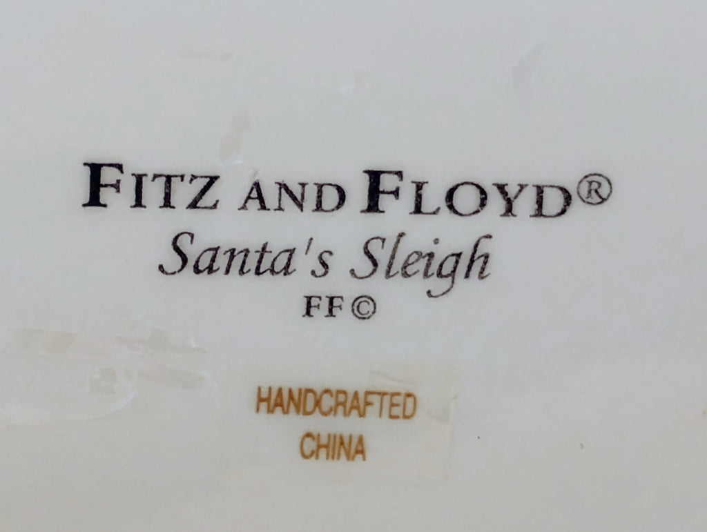 Fitz and Floyd Santa's Sleigh Cookie Jar