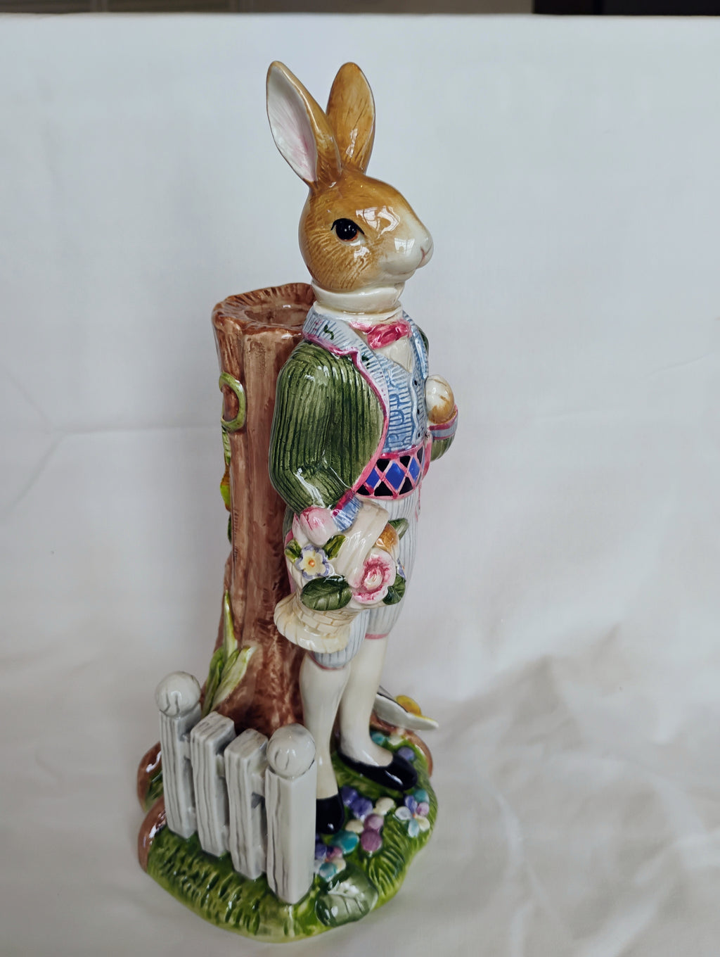 Fitz and Floyd Classics Old World Rabbits Gentleman Rabbit Figurine — Original Box
