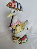 Fitz and Floyd Somerset Duck Cookie Jar with Original Box