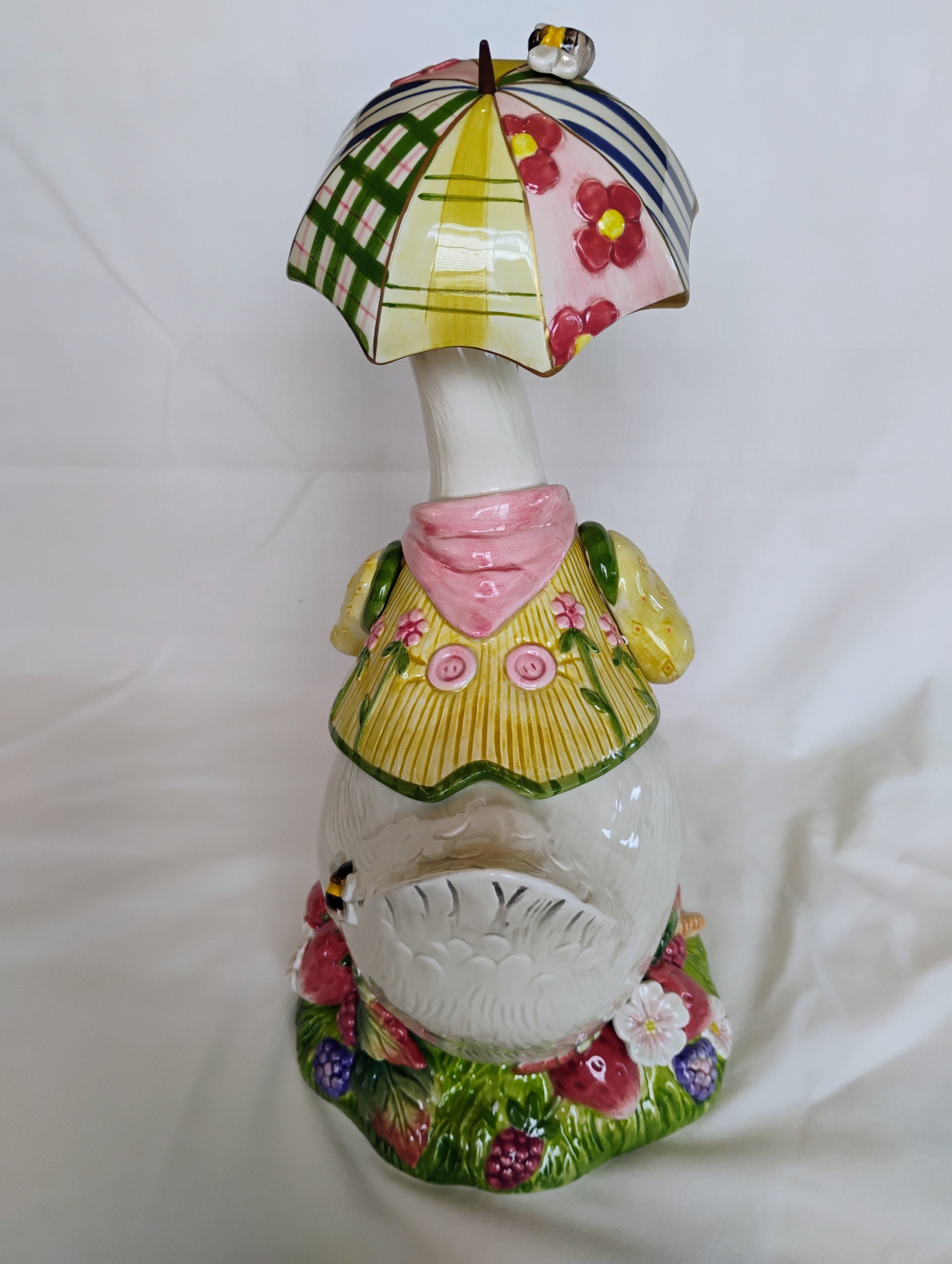 Fitz and Floyd Somerset Duck Cookie Jar with Original Box
