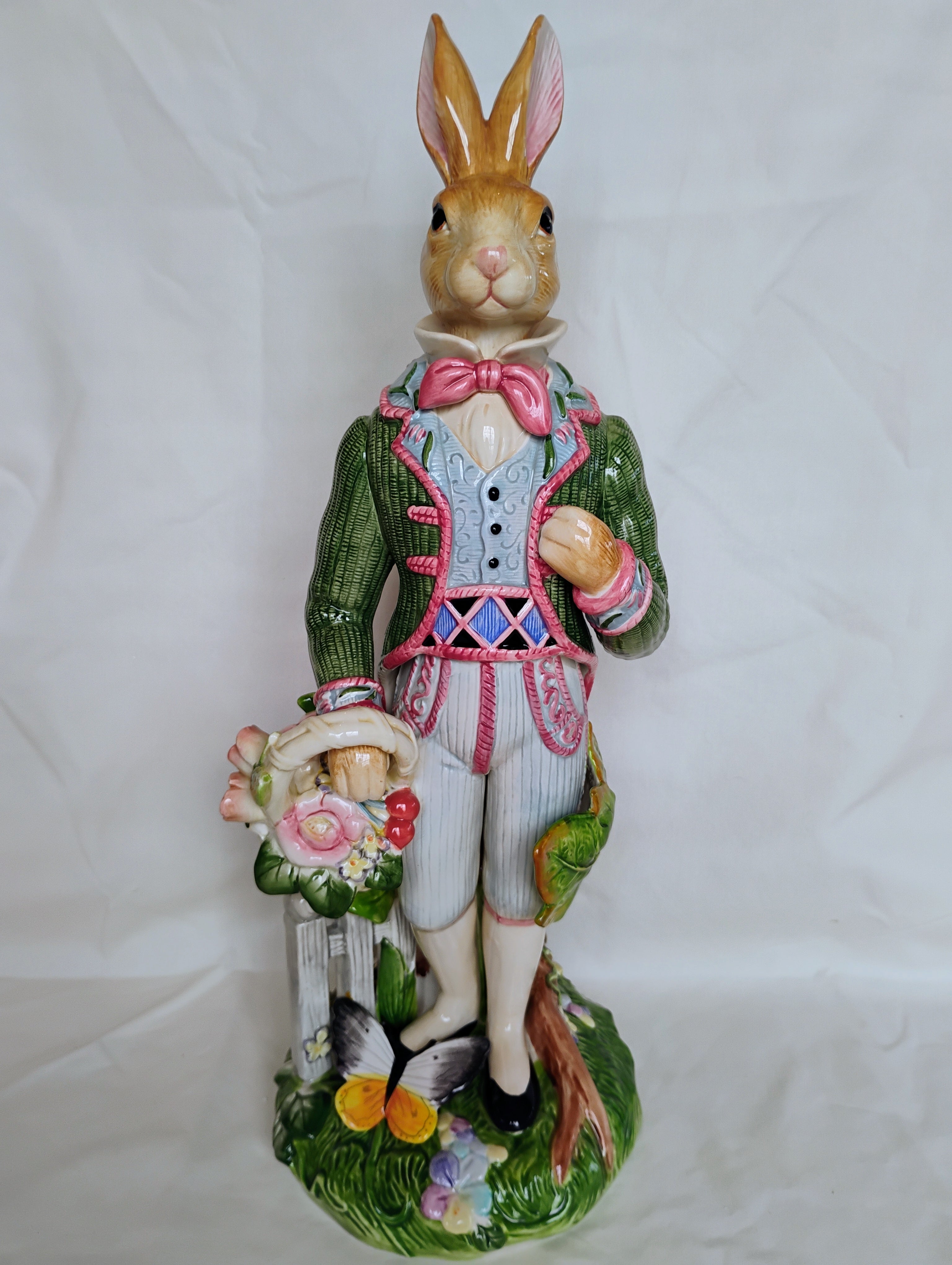 Fitz and Floyd Classics Old World Rabbits Gentleman Rabbit Figurine